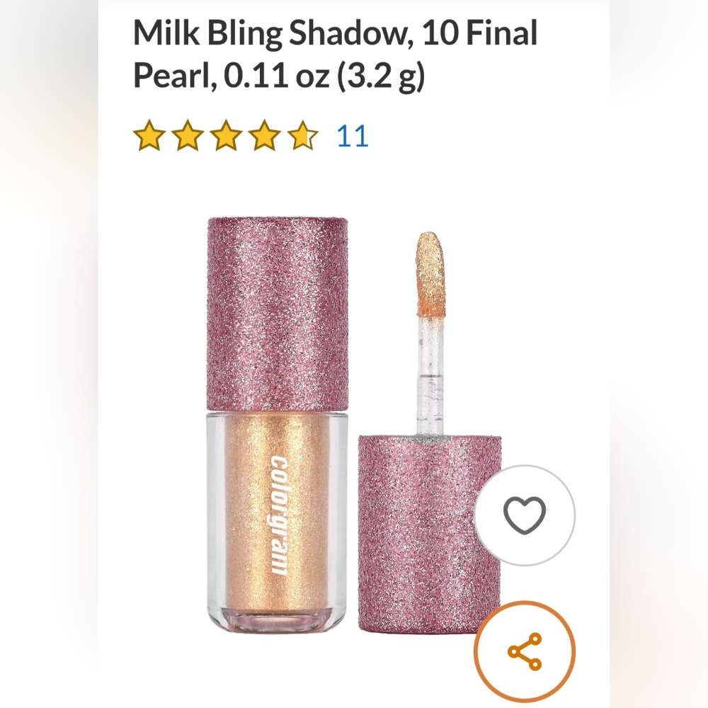 Colorgram Milk Bling Shadow 11 Dazzling Bomb